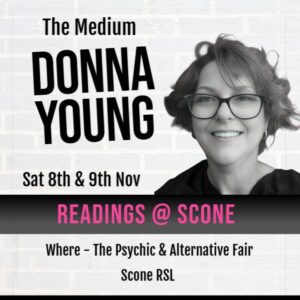 Readings @ Scone — Saturday 8 & Sunday 9 November (20 mins)