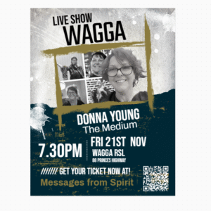 Live Show of Mediumship @ Wagga RSL - Friday 21st November