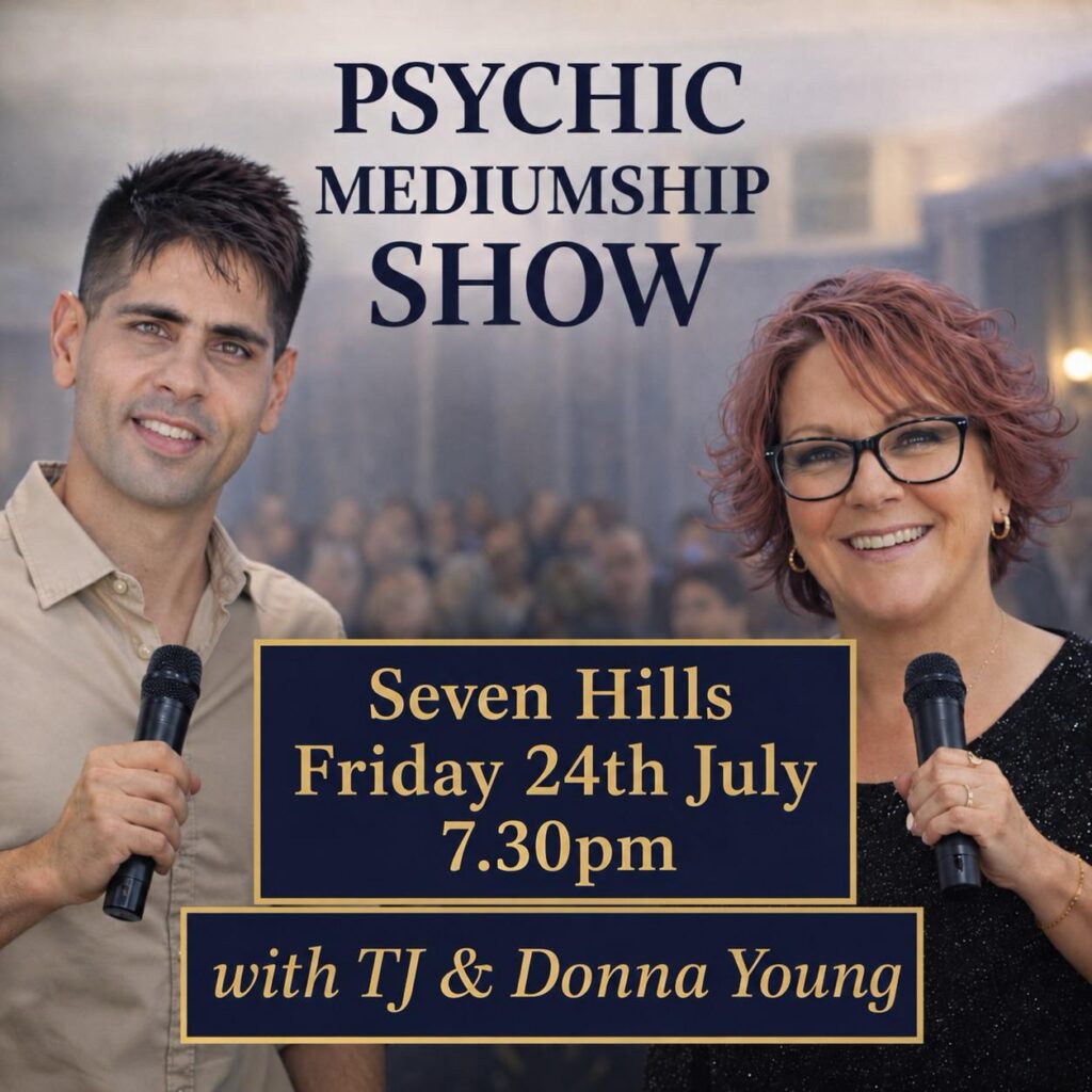 Medium Donna Young & International Psychic Medium and Astrologer TJ Live Show Seven Hills